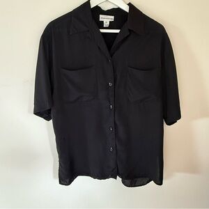 Vintage Evan Picone Classic Black Top